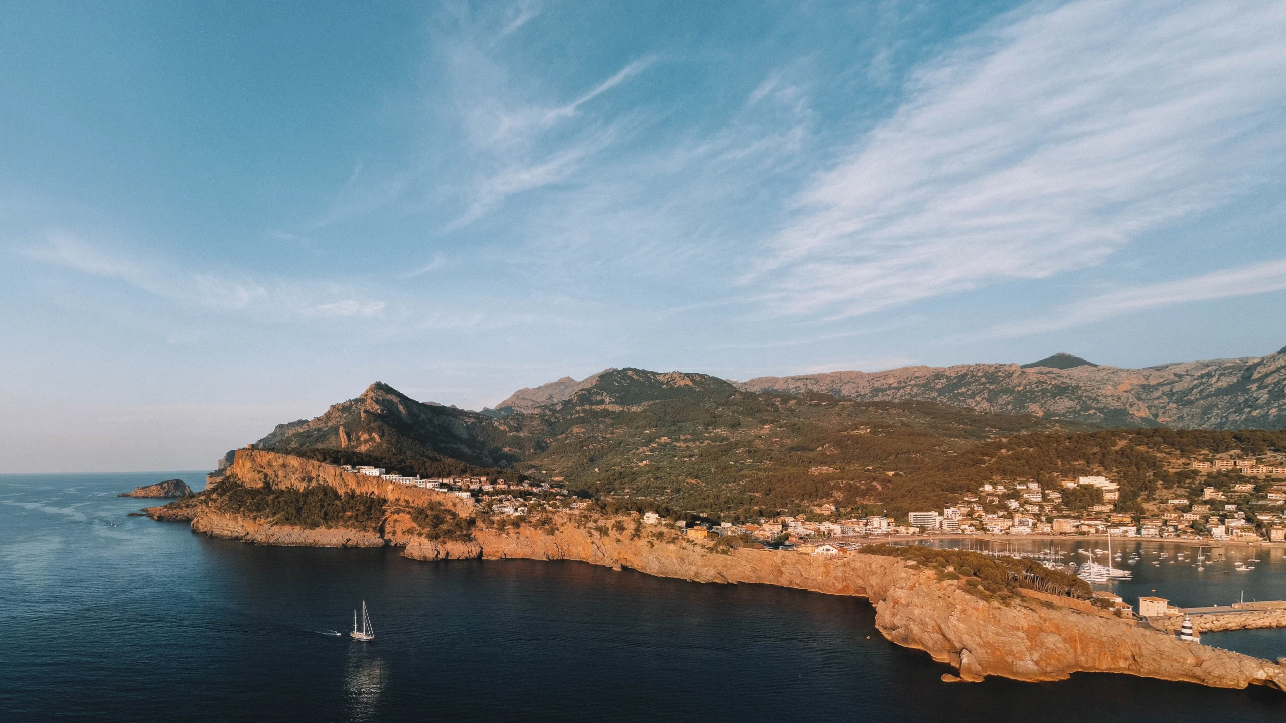 Mallorca coastline panoramic